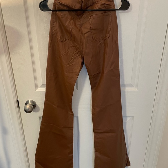 SHEIN Tall Women's Fashion Solid Color Slim Fit Flared Pants - Picture 2 of 7